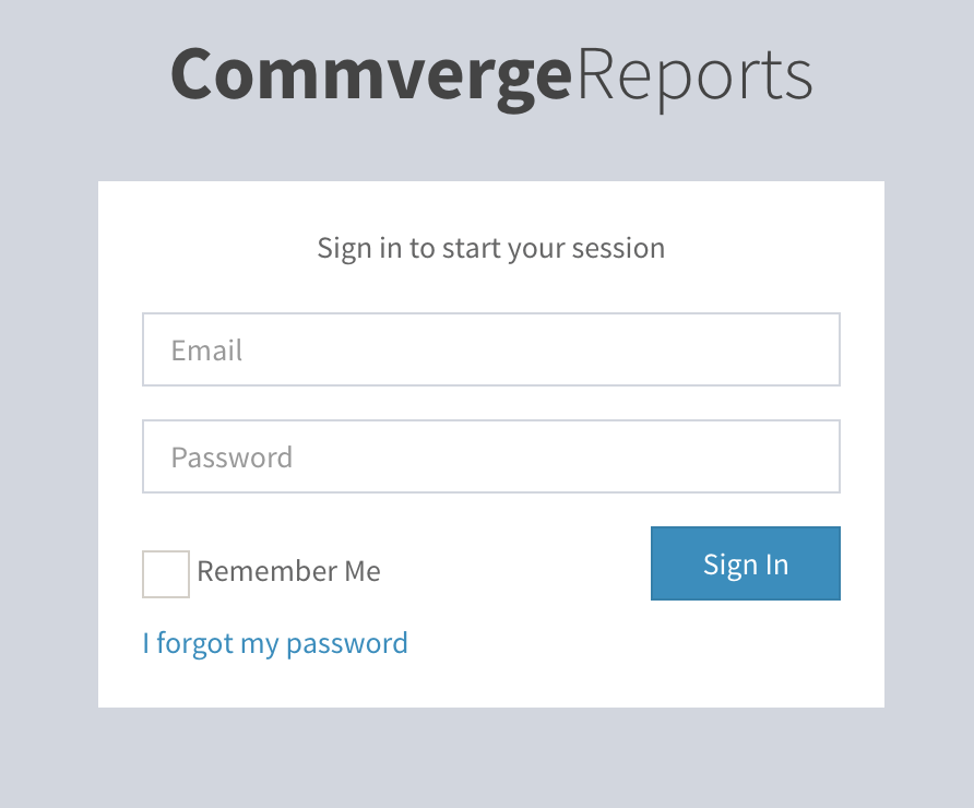 Login Page. Only person with the credentials could be able to access the dashboard.